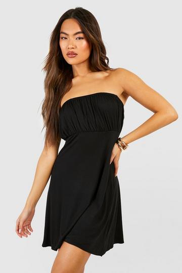 Jersey Bandeau Sundress black