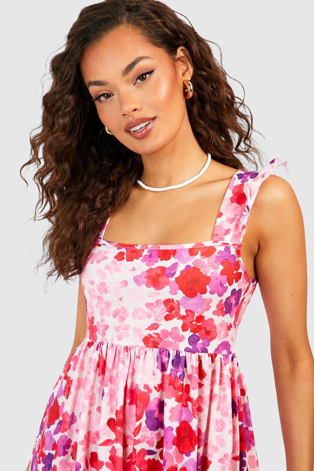 Boohoo hotsell ditsy dress