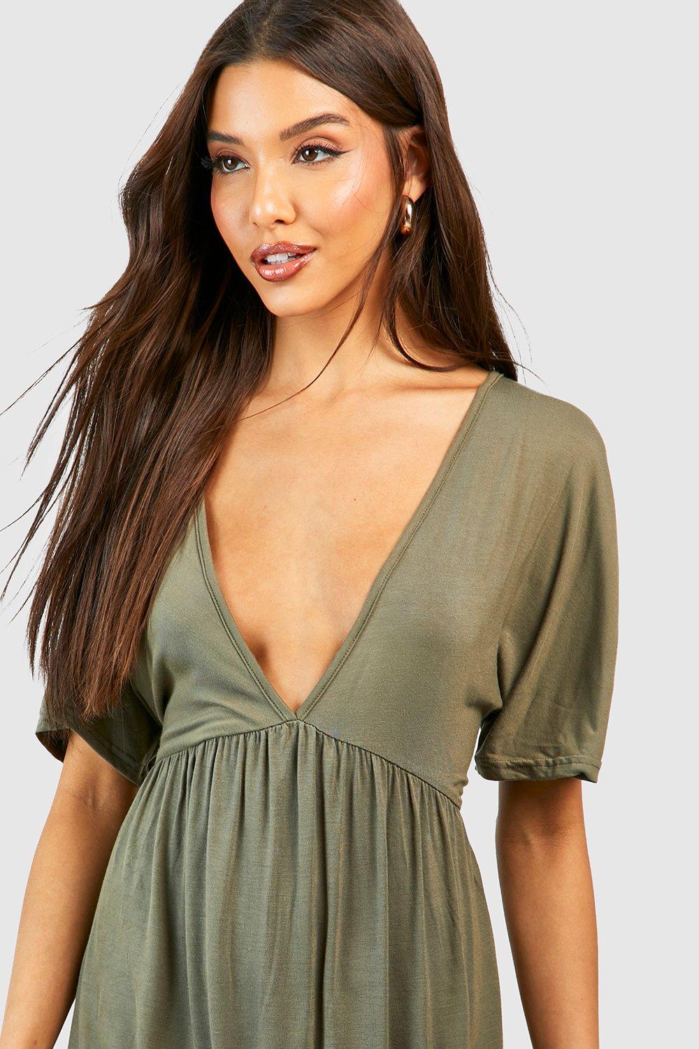 Khaki smock outlet dress