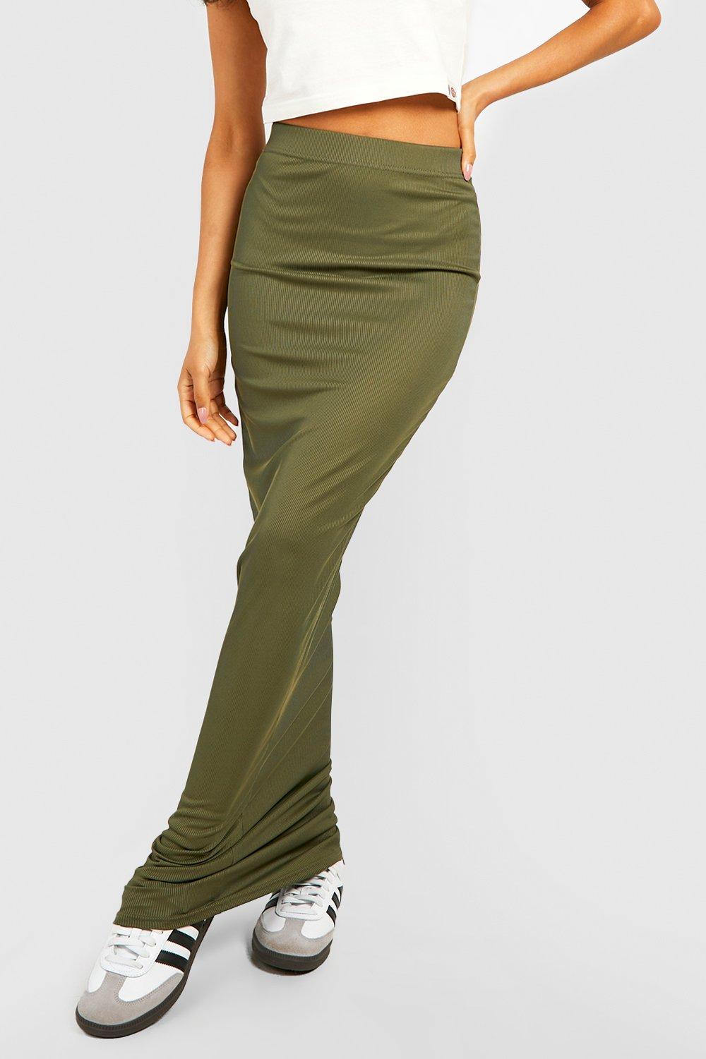 Bodycon khaki outlet skirt