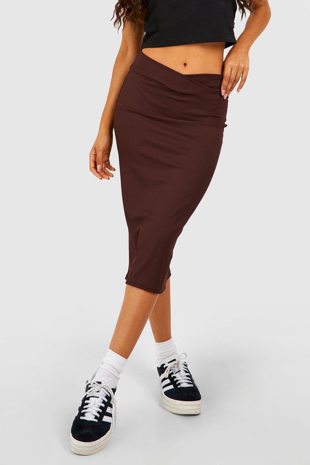 Midi pencil skirt boohoo sale