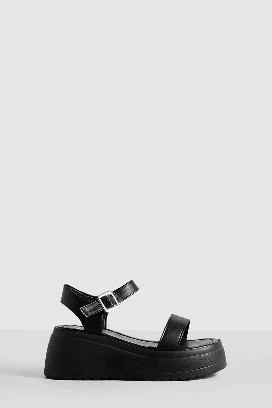 Wide Fit Sandals | Wide Fit Wedge Sandals | boohoo UK