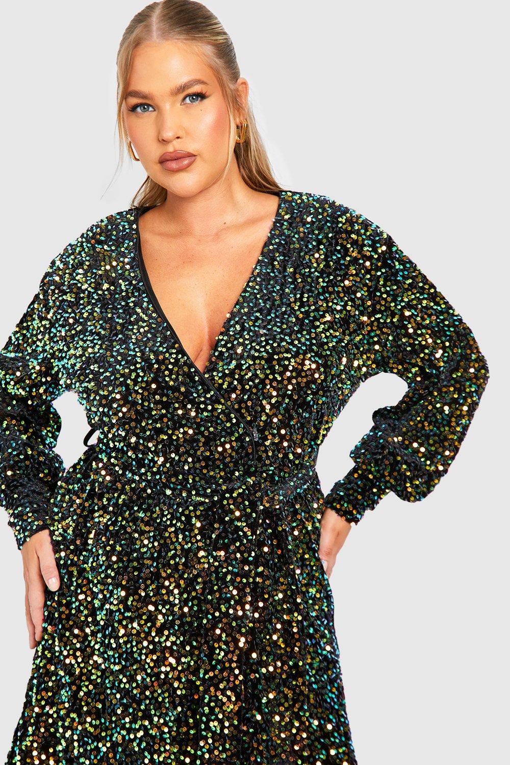 Green velvet outlet wrap dress uk