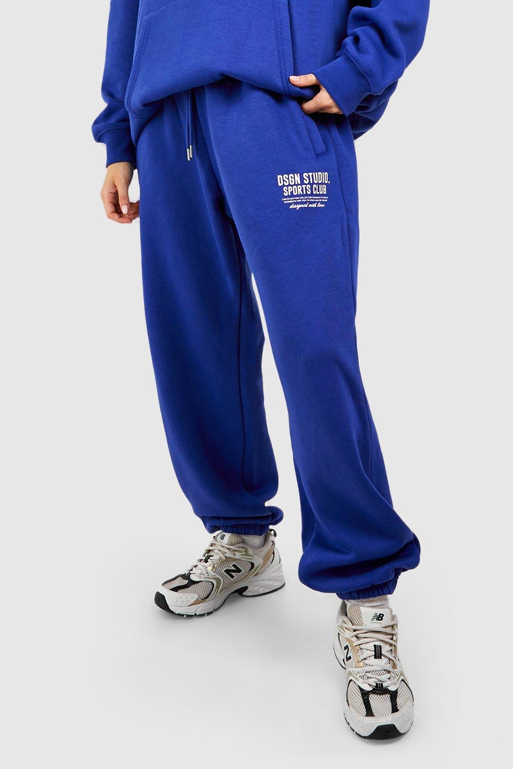 Sports Club Slogan Oversized Jogger