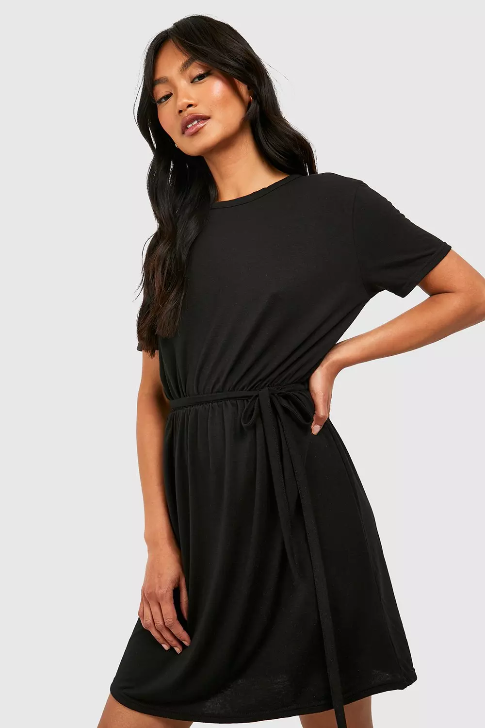 Belted t shirt dress hotsell