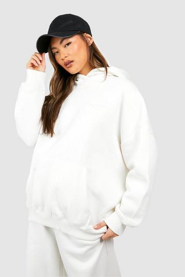 Oversized Over The Head Hoodie ecru