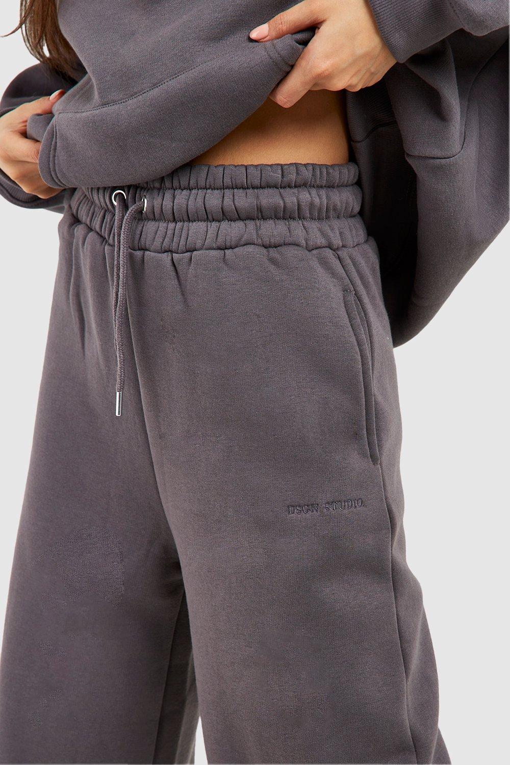 Women's Charcoal Dsgn Studio Wide Leg Jogger