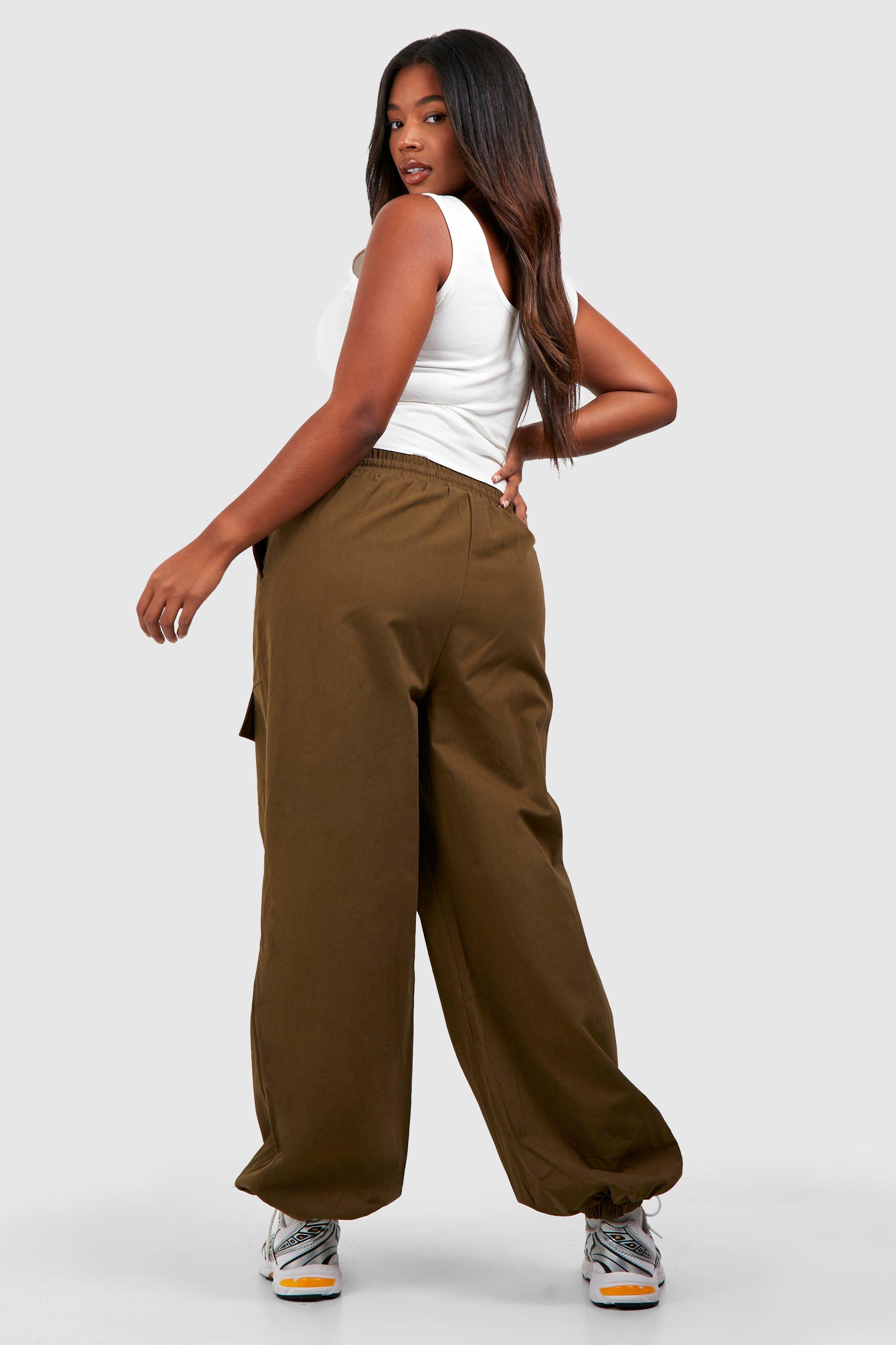 Grande taille Pantalon jogging cargo boohoo