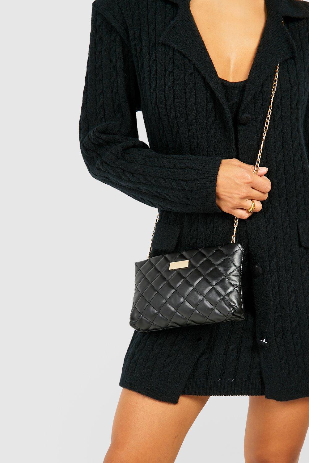 Quilted Oversized Basic Clutch Bag