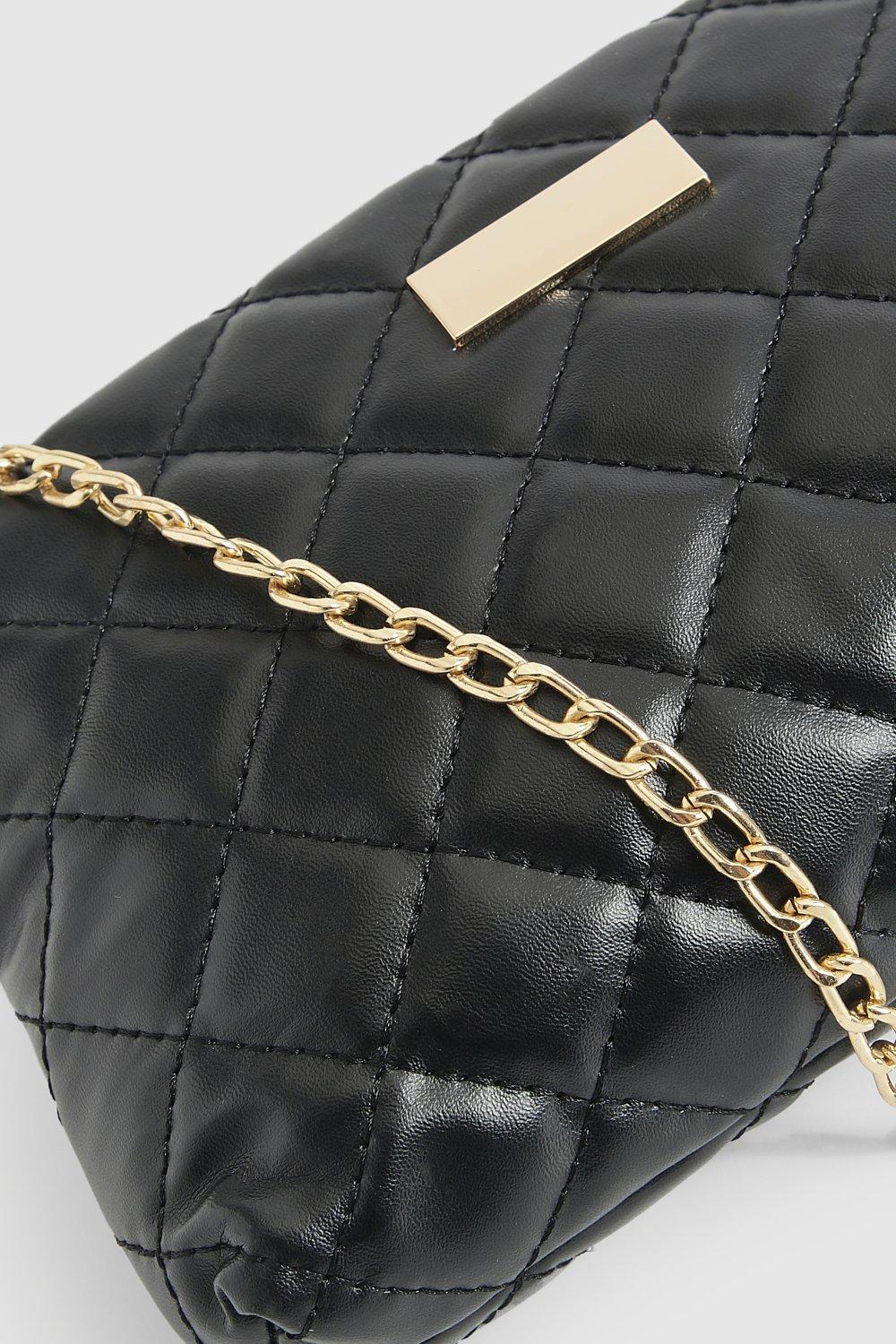 Quilted Oversized Basic Clutch Bag