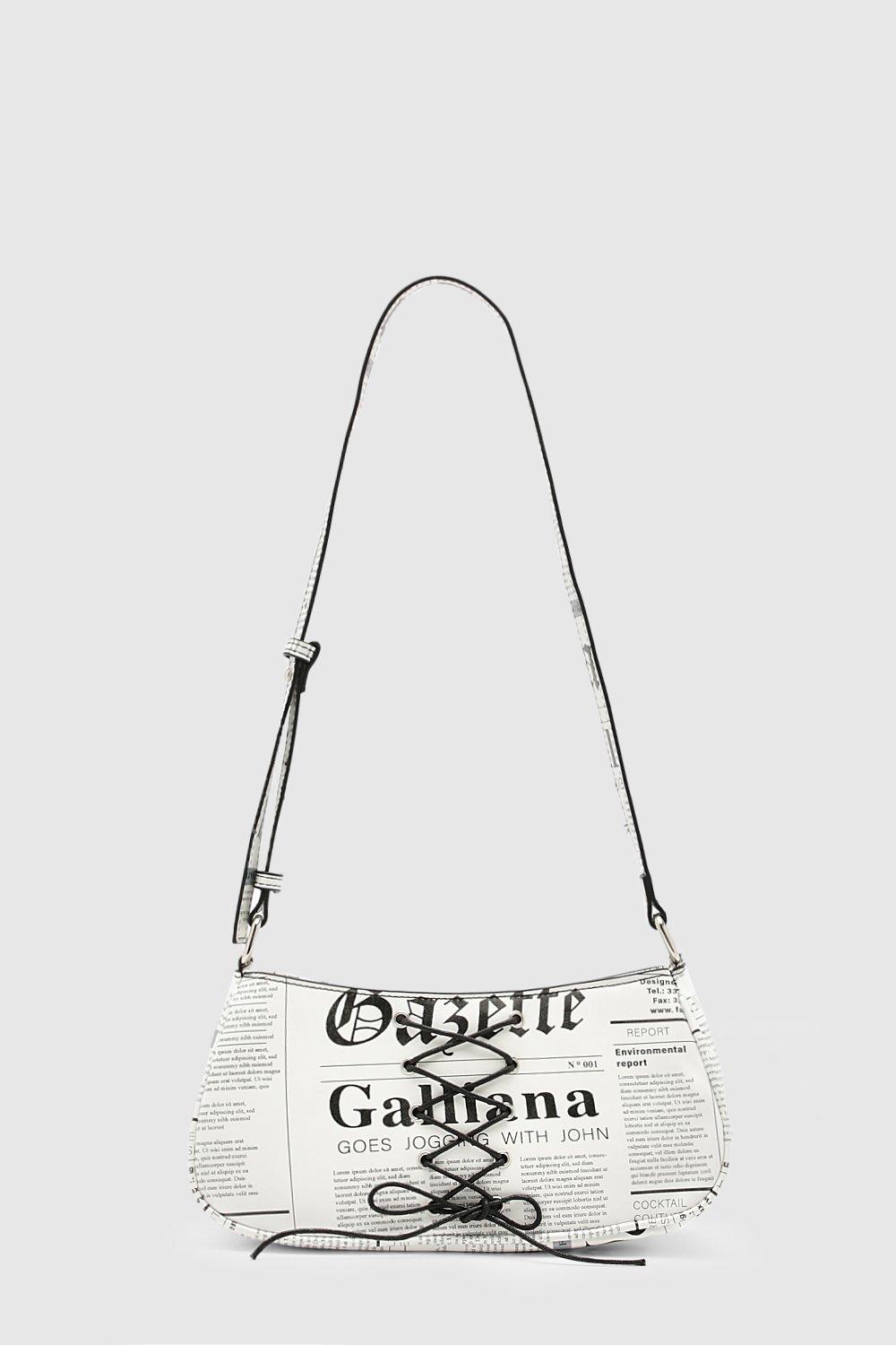 Dior discount newspaper bag