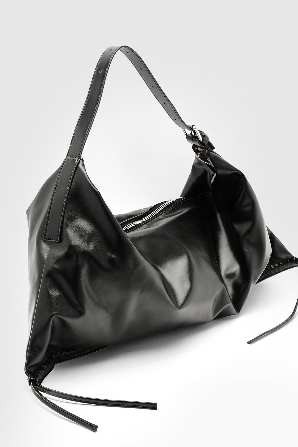 Boohoo black 2024 tote bag