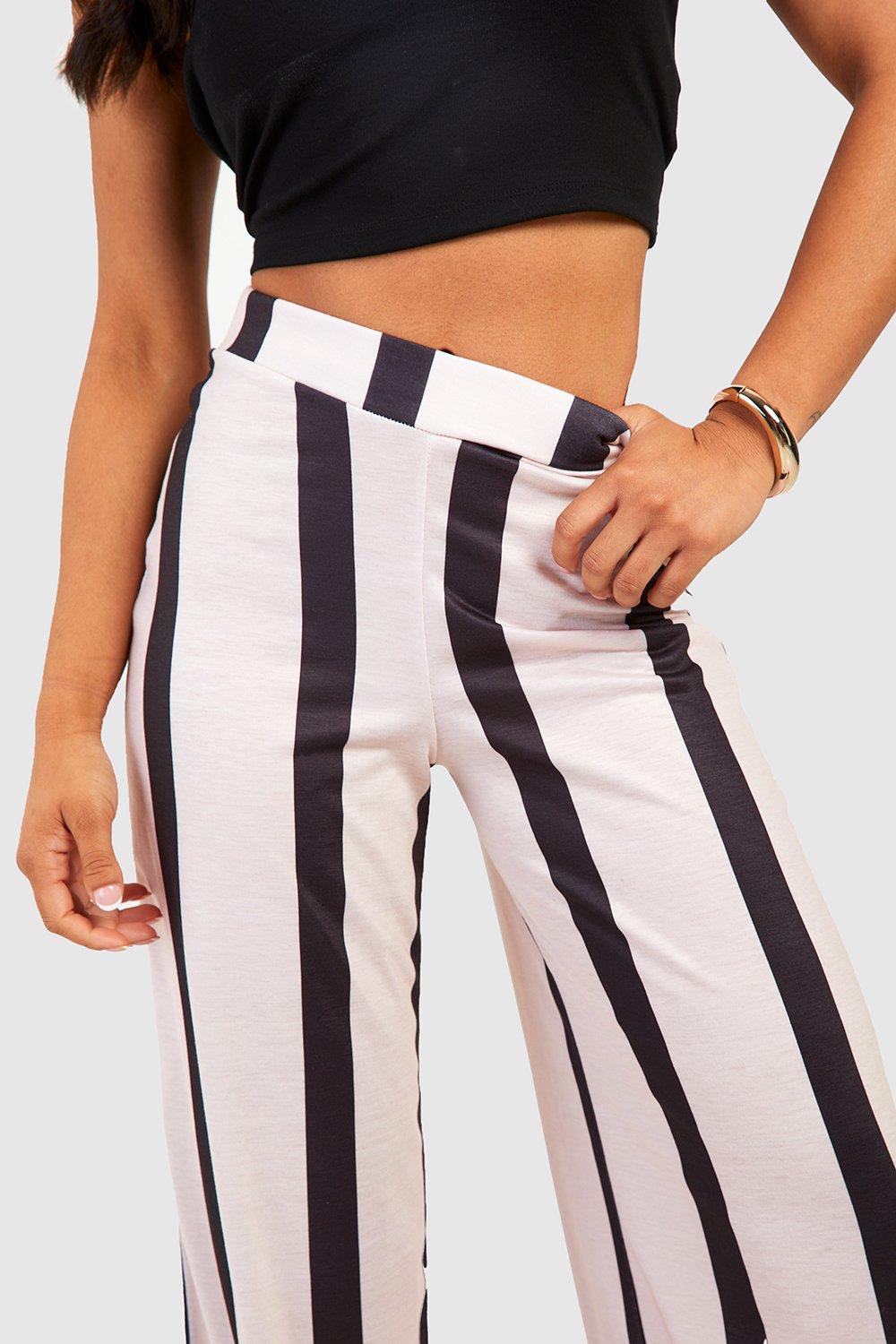 Thick striped hot sale pants