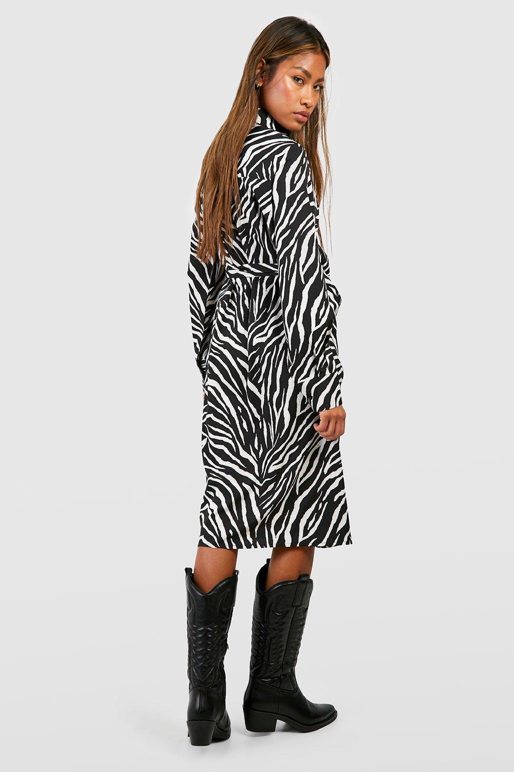 Topshop zebra shirt outlet dress