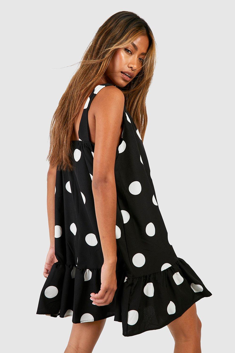 Robe trapeze best sale a pois