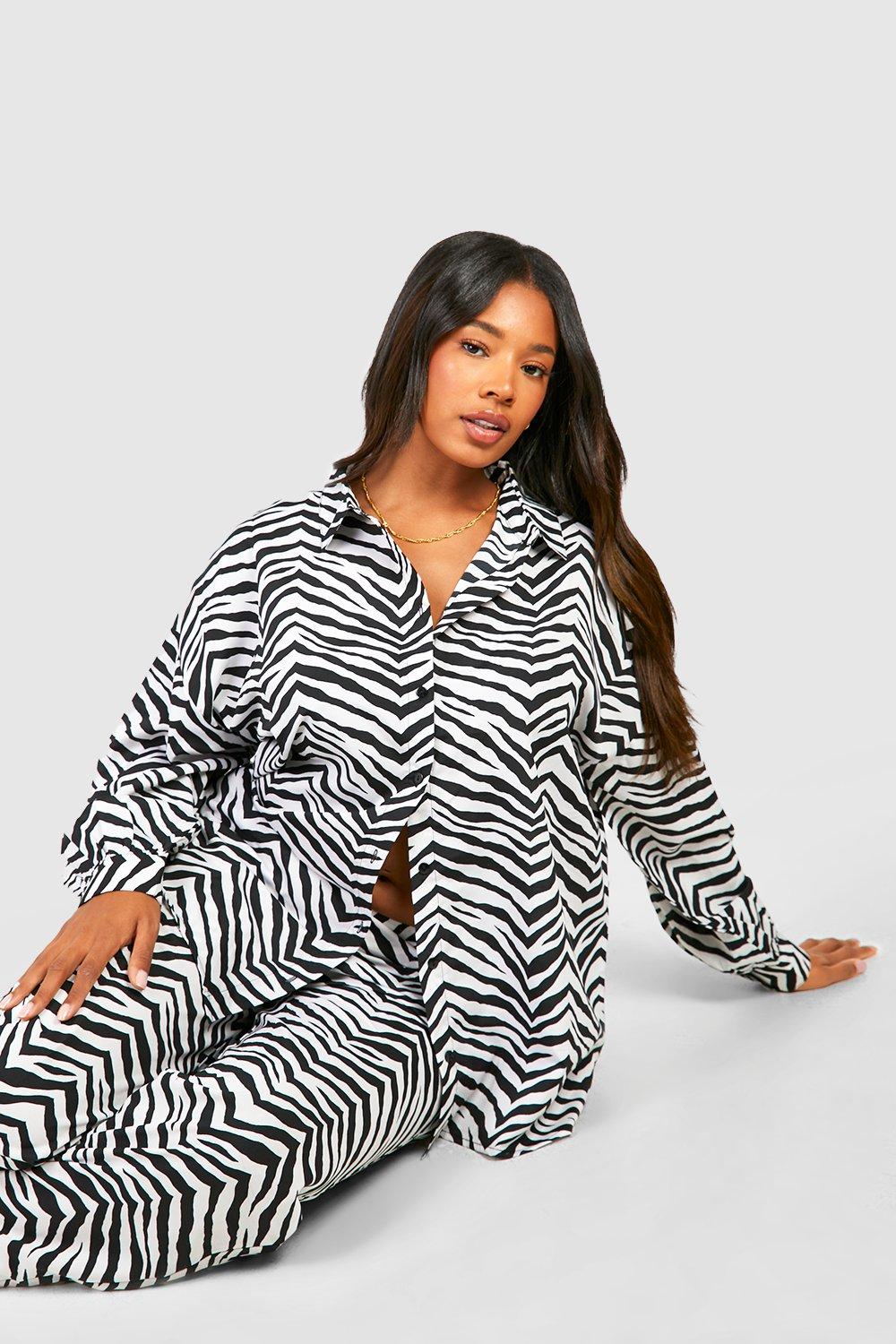 Boohoo discount zebra pyjamas