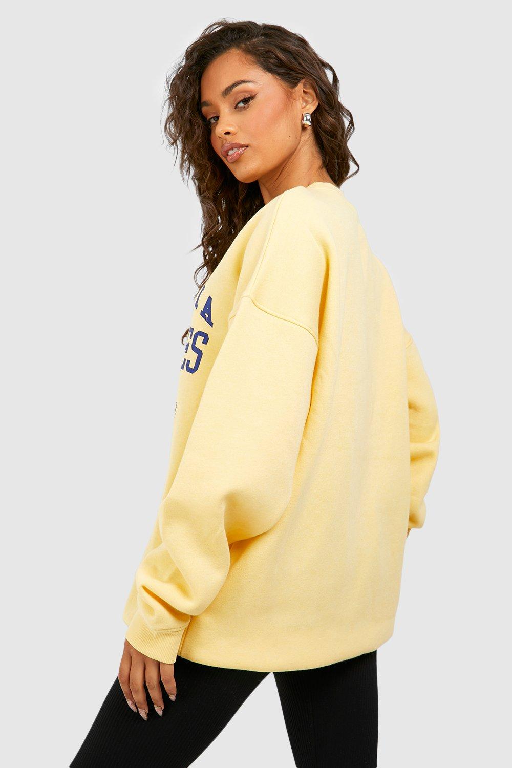 Los Angeles Slogan Sweatshirt boohoo IE