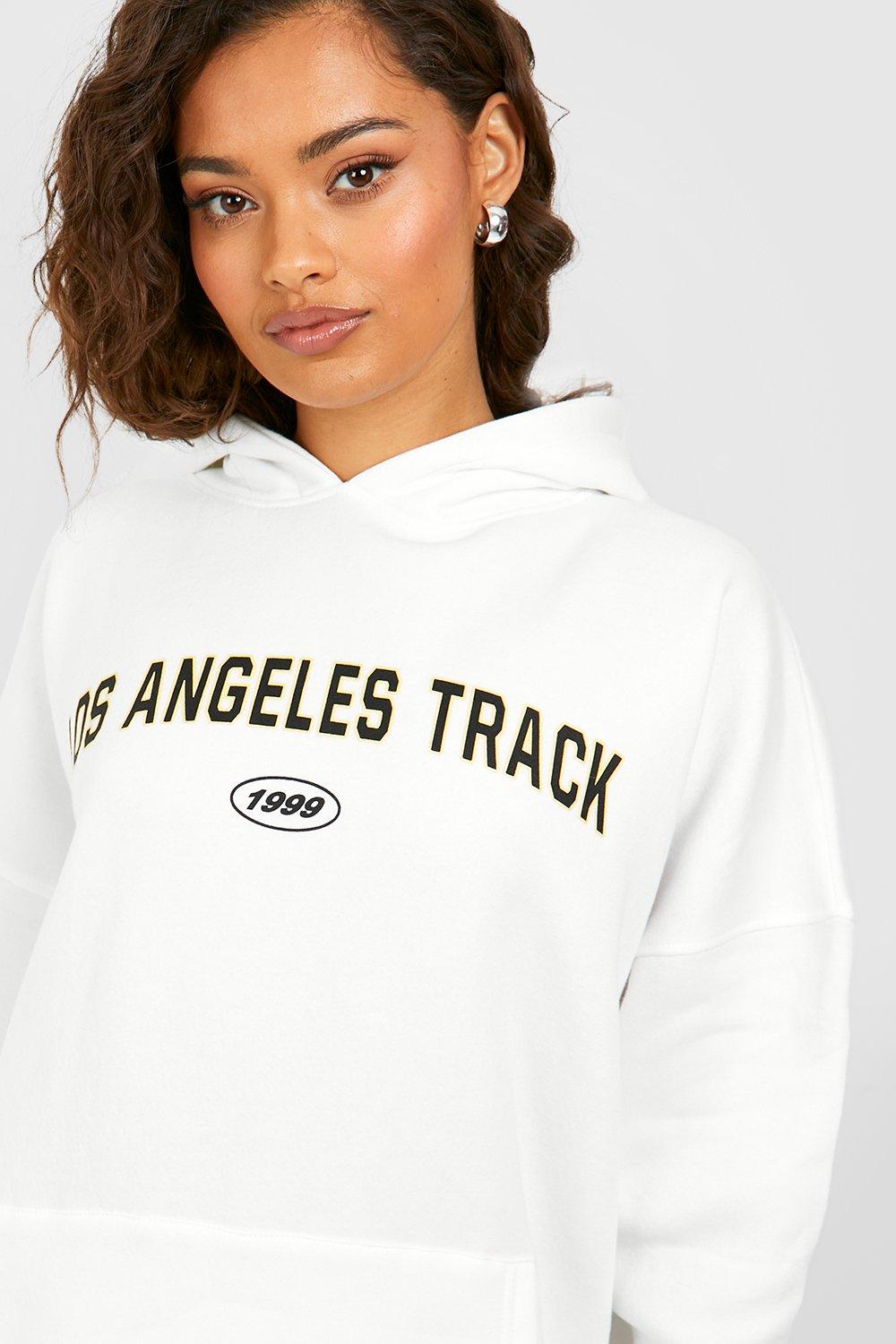 Slogan hoodie hot sale