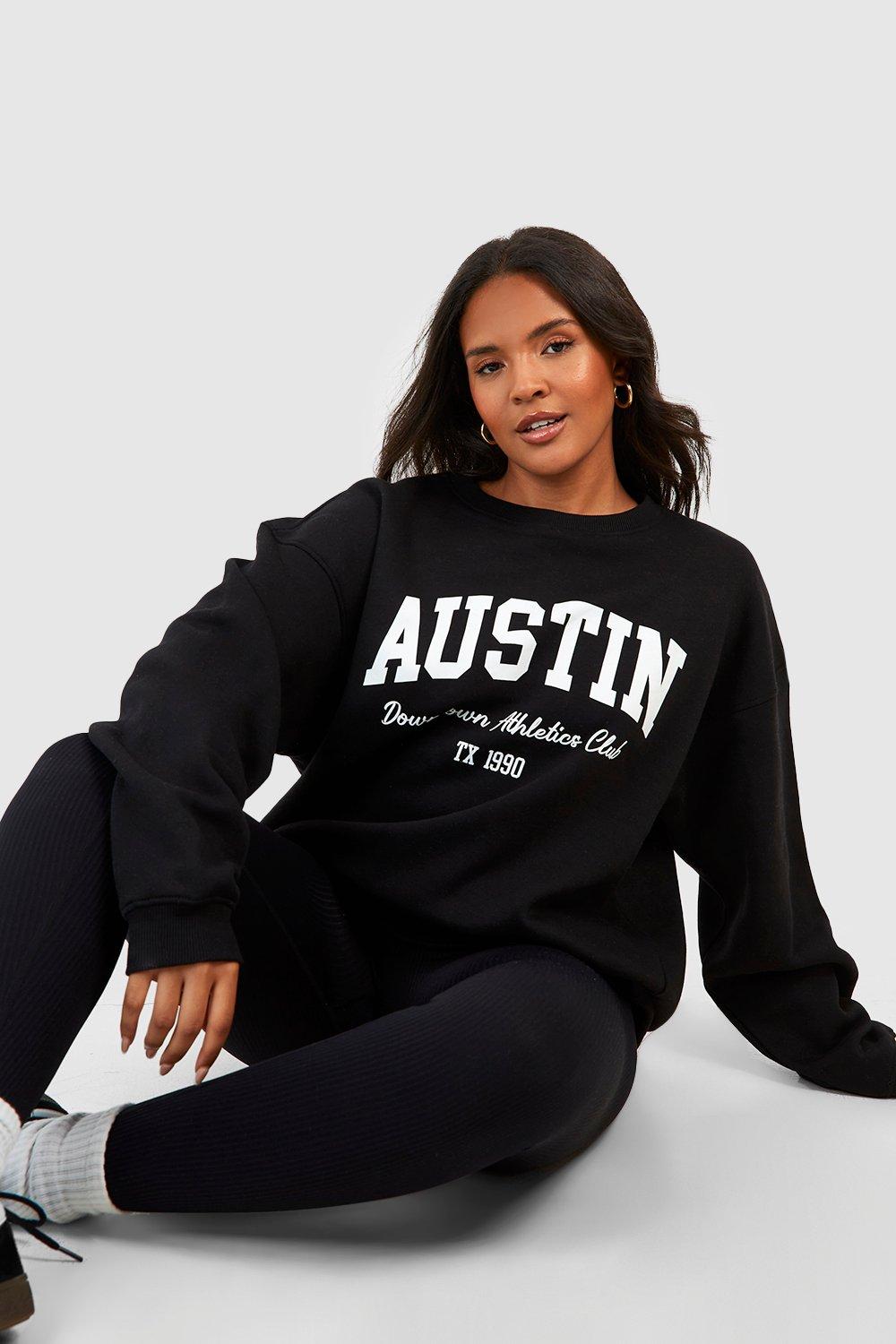 Sweatshirt with 2024 slogan