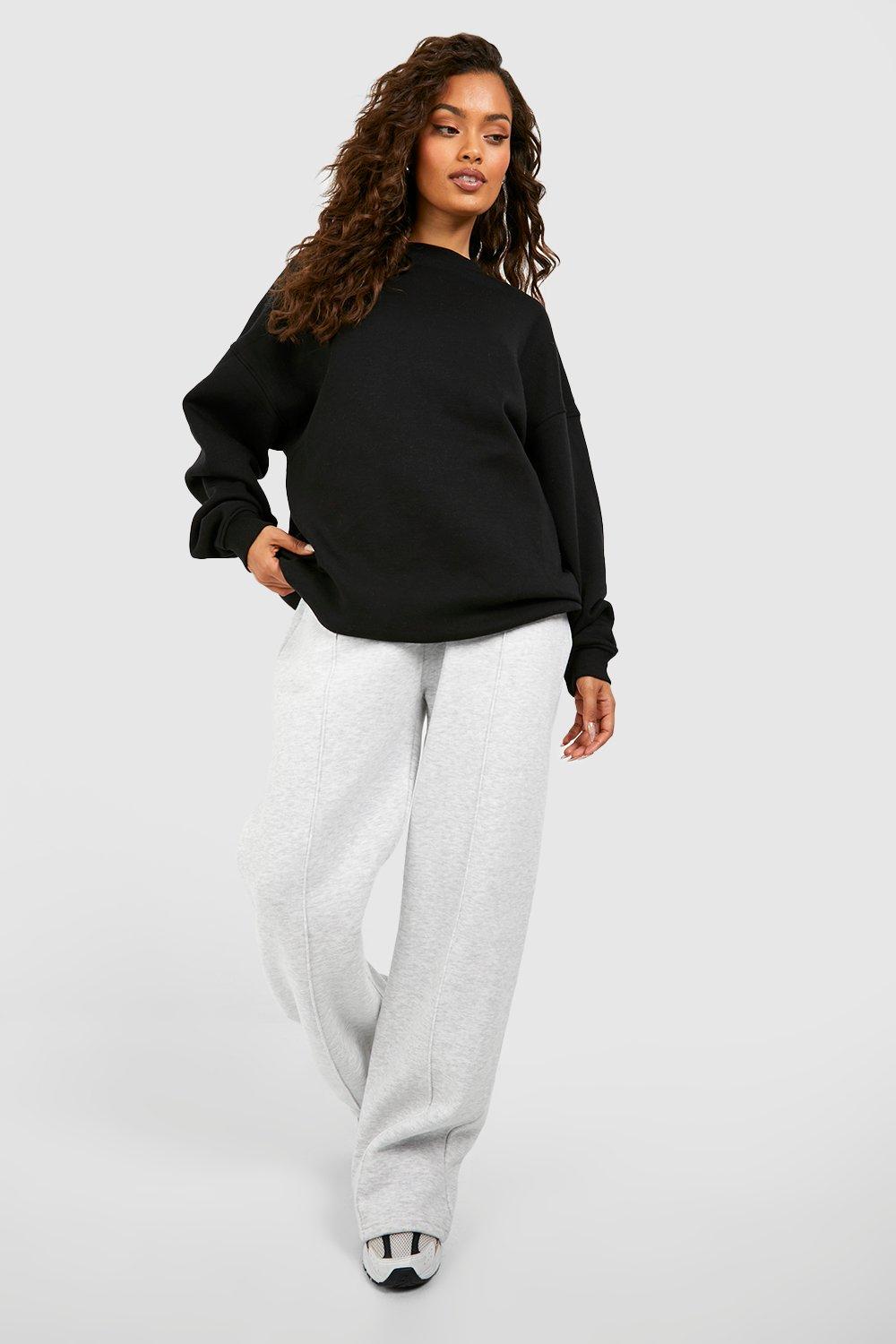 Sports Club Slogan Oversized Sweatshirt