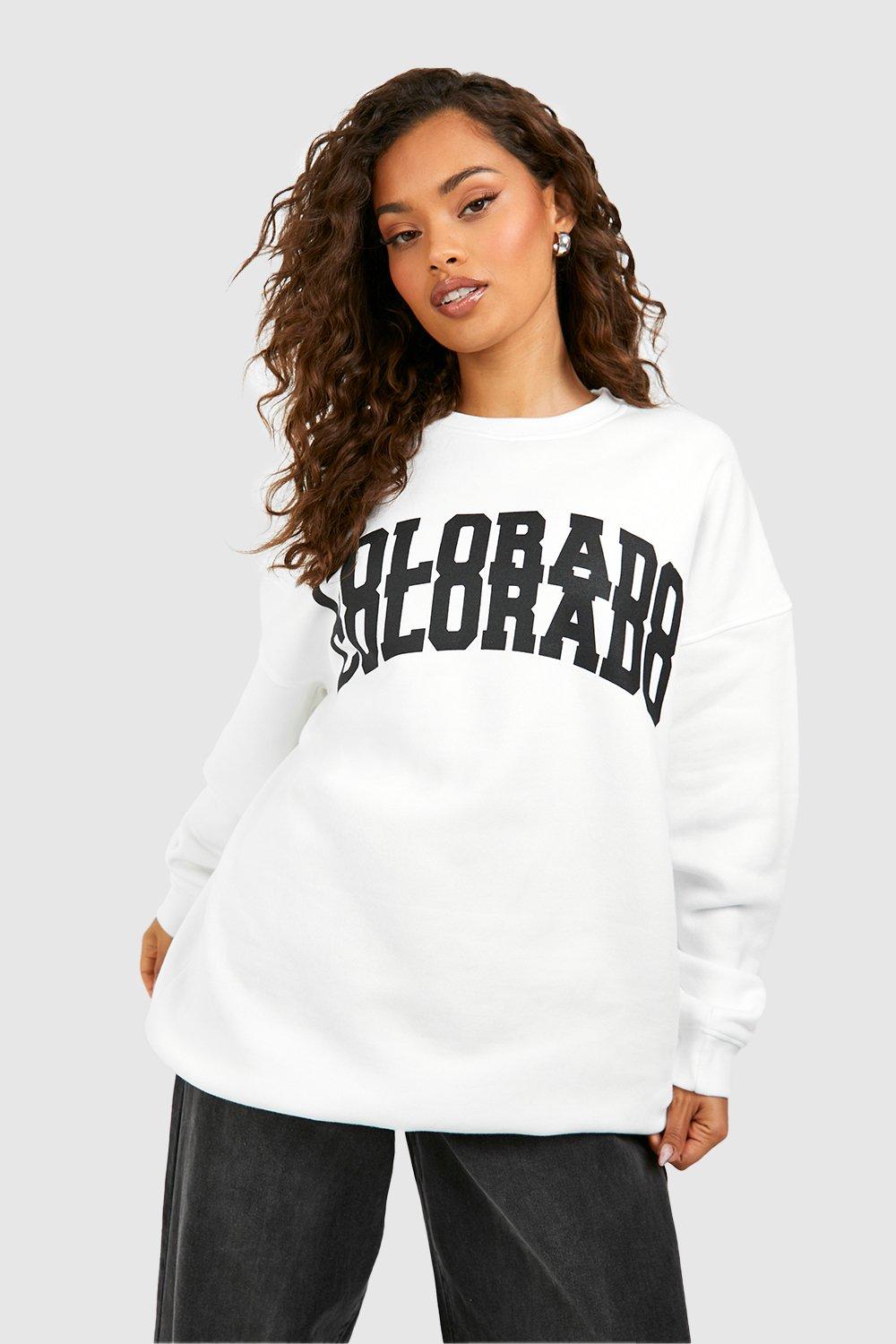 Colorado Slogan Printed Sweatshirt