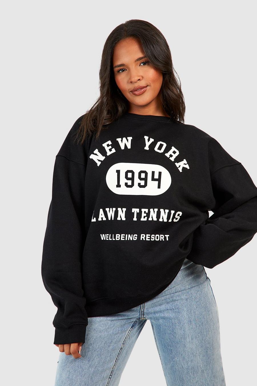 Black Plus New York Sweatshirt med slogan image number 1