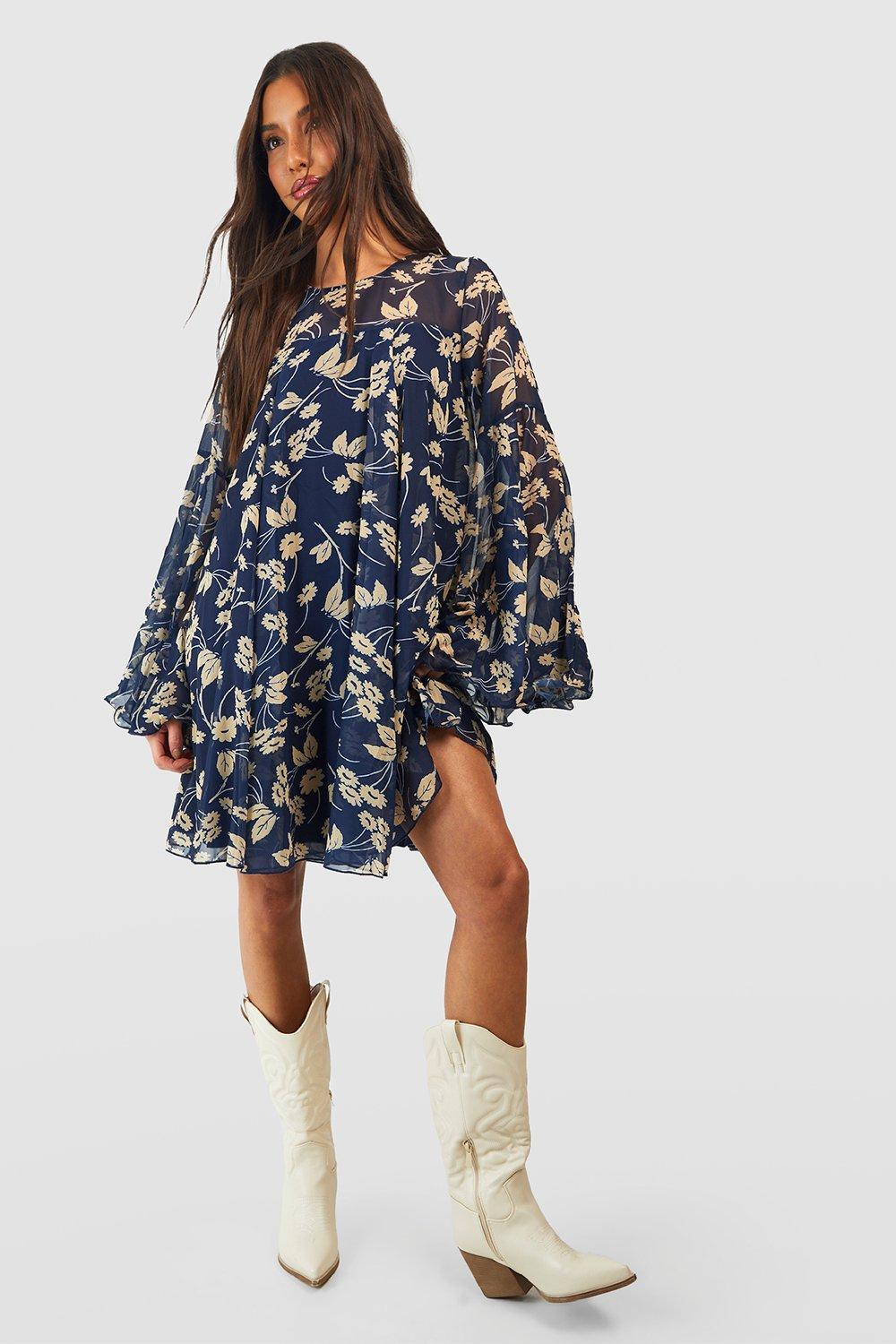 Tunic hot sale dress boohoo