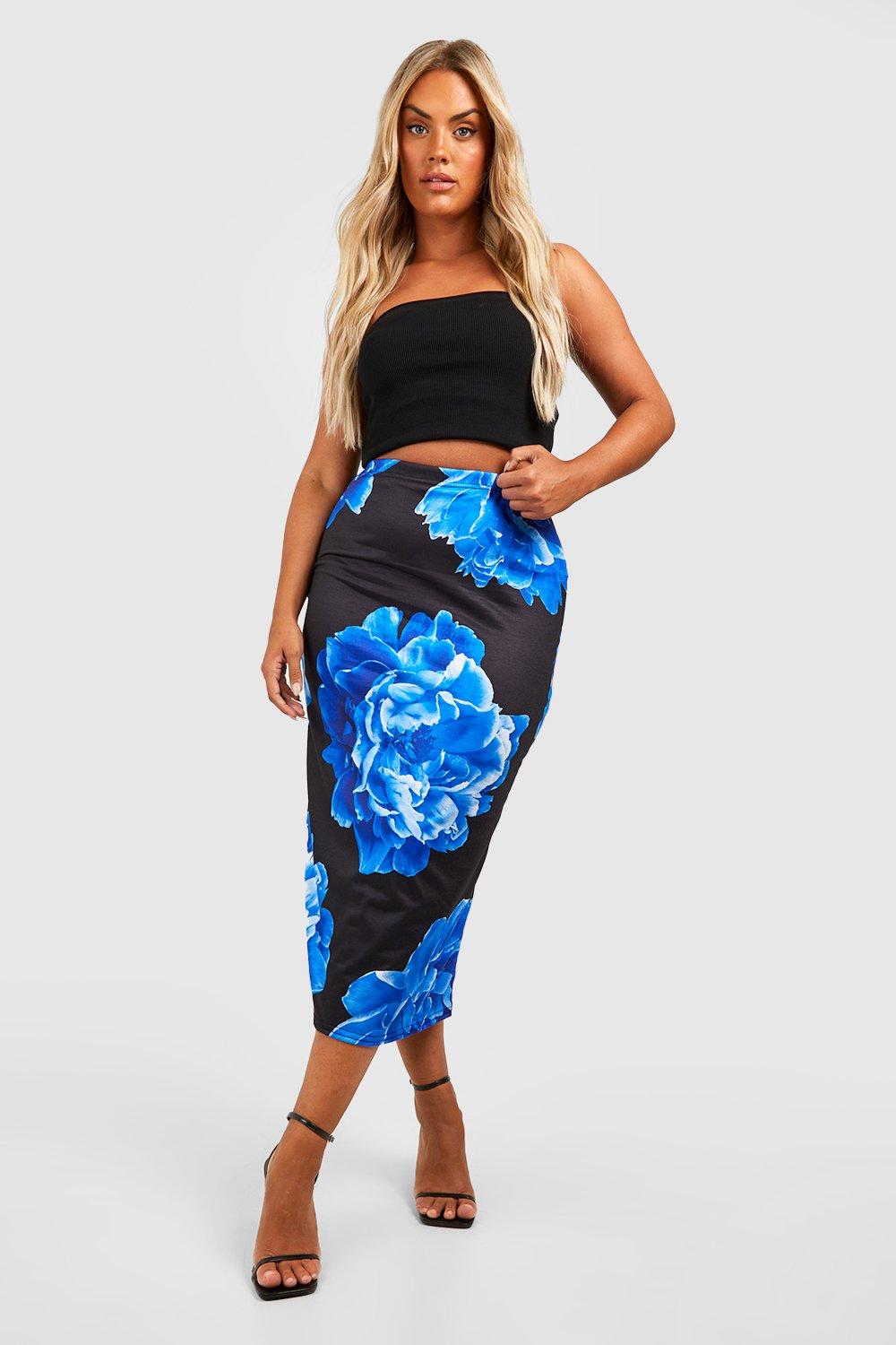 Petite Bold Floral Mesh Maxi Skirt, 54% OFF