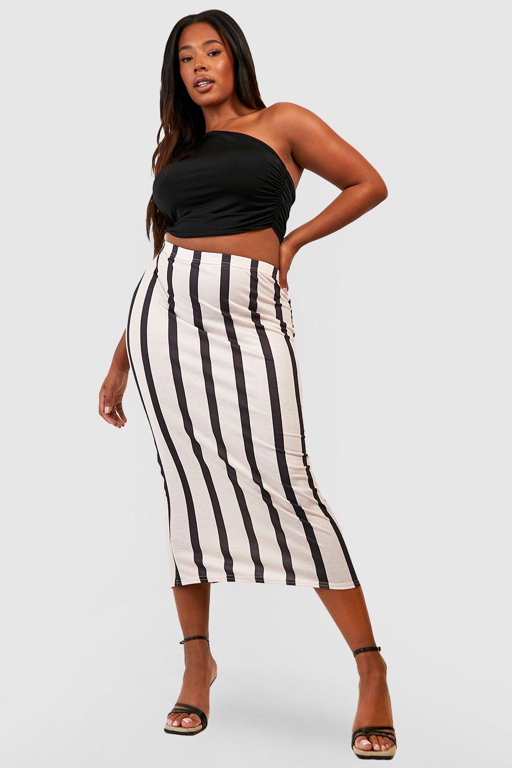 Striped jersey outlet skirt uk