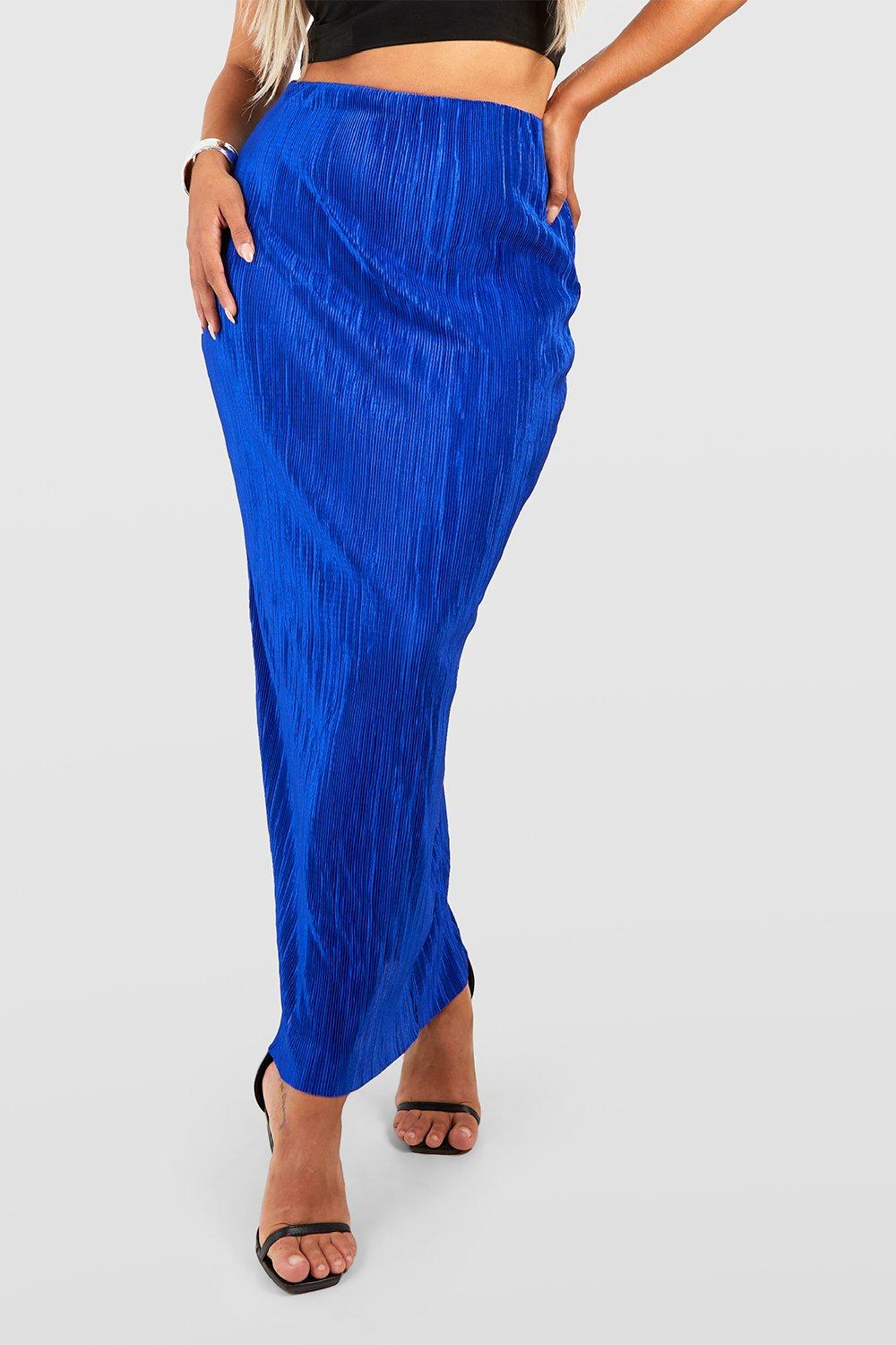 Pleated maxi hotsell skirt boohoo