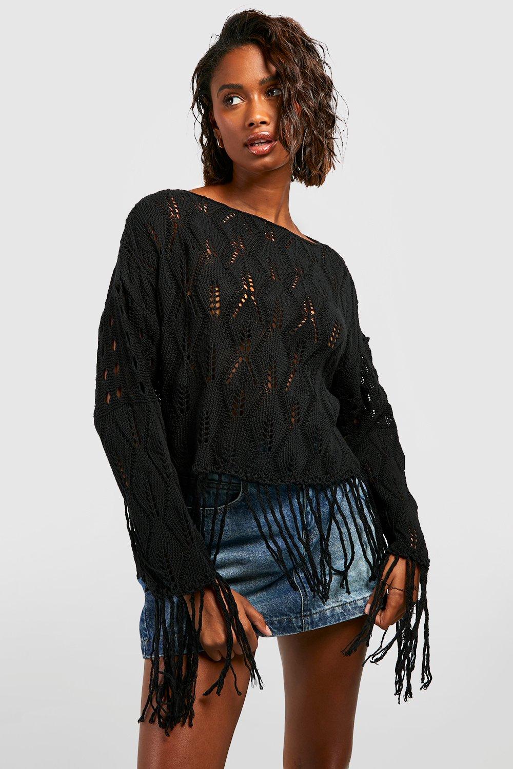 Boohoo cropped clearance sweater