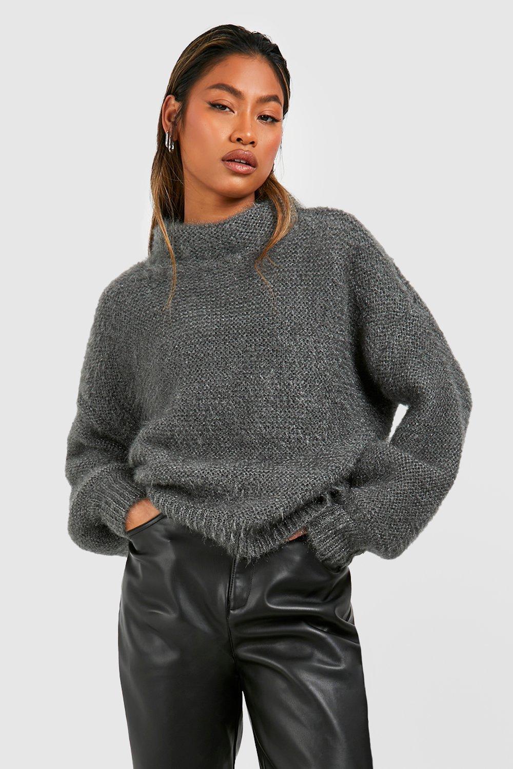 Soft Knit High Neck Jumper