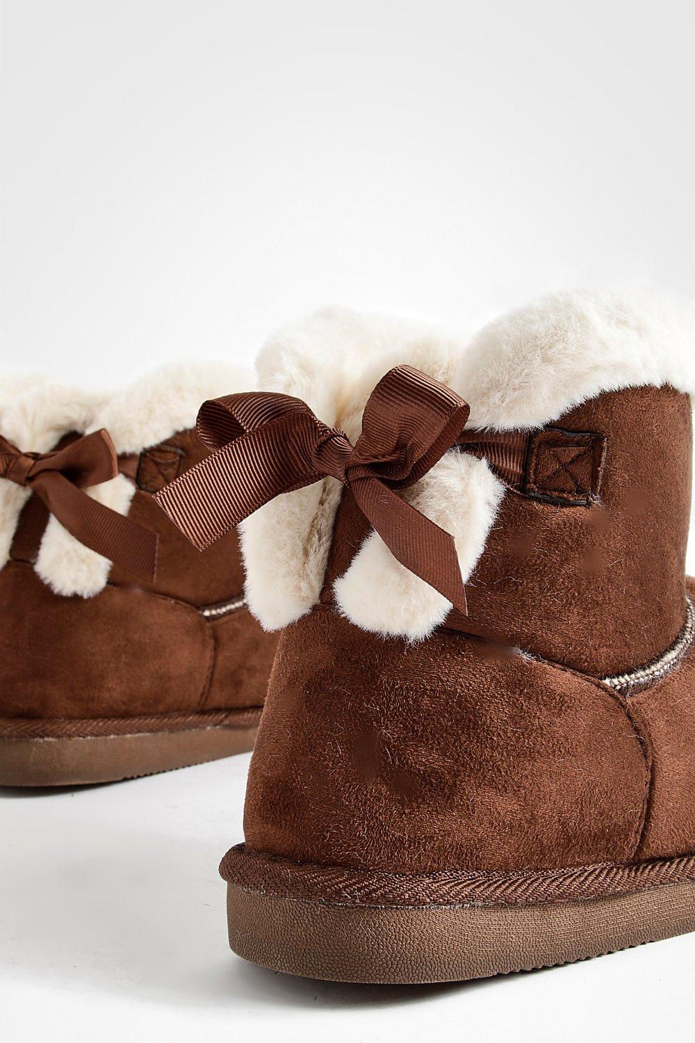 Fluffy boots outlet uk