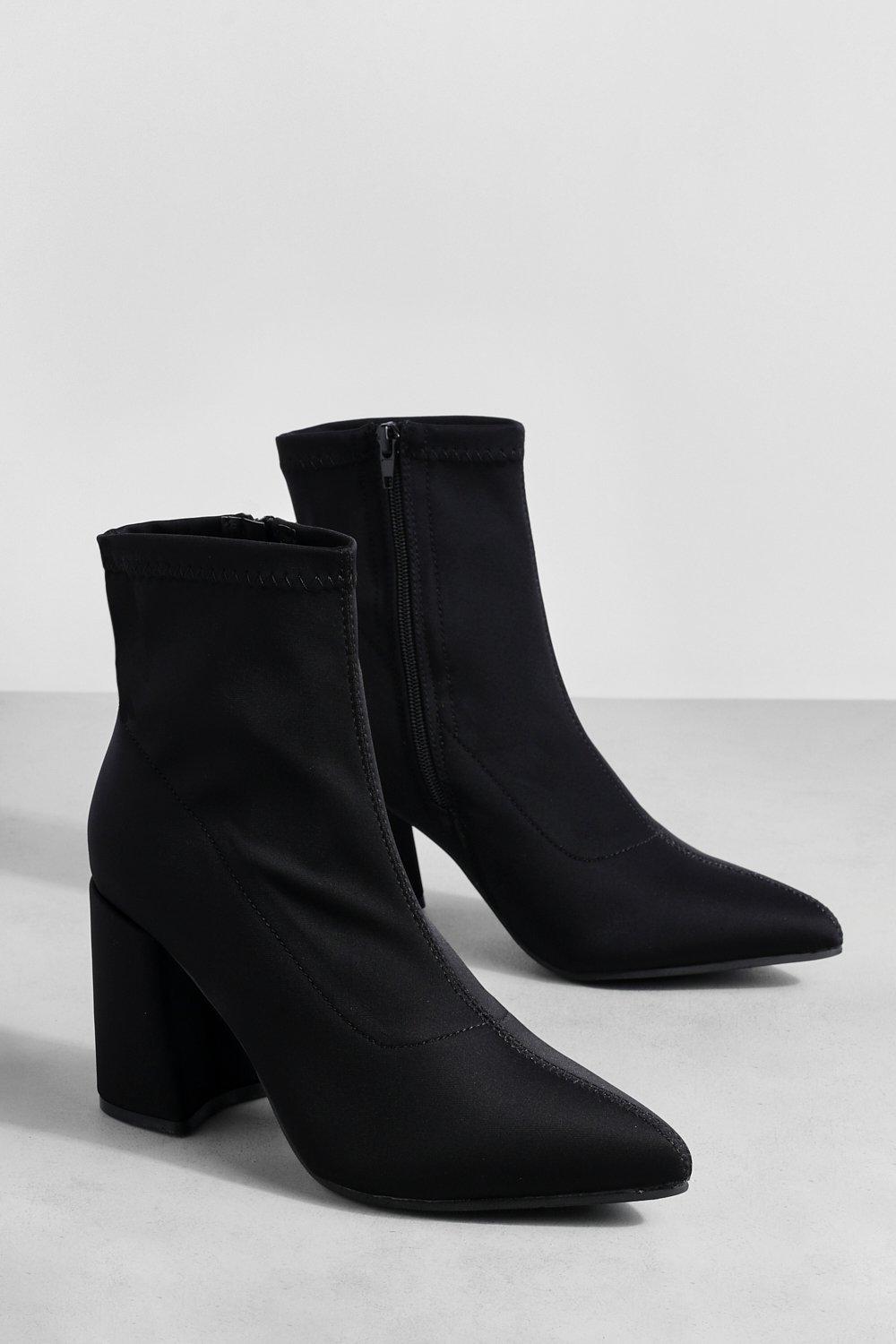 Boohoo black hotsell sock boots