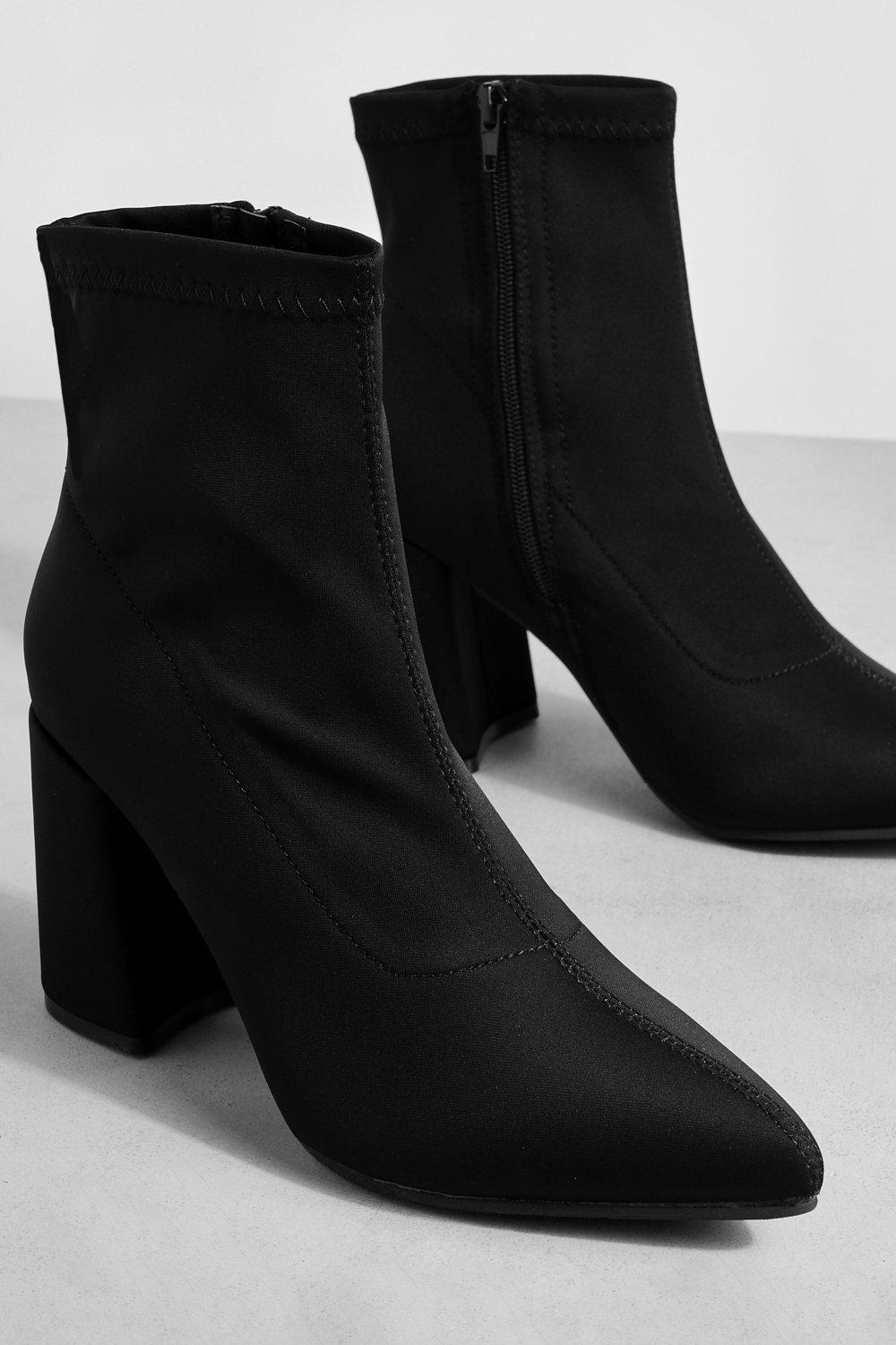 Black sock 2024 boots boohoo