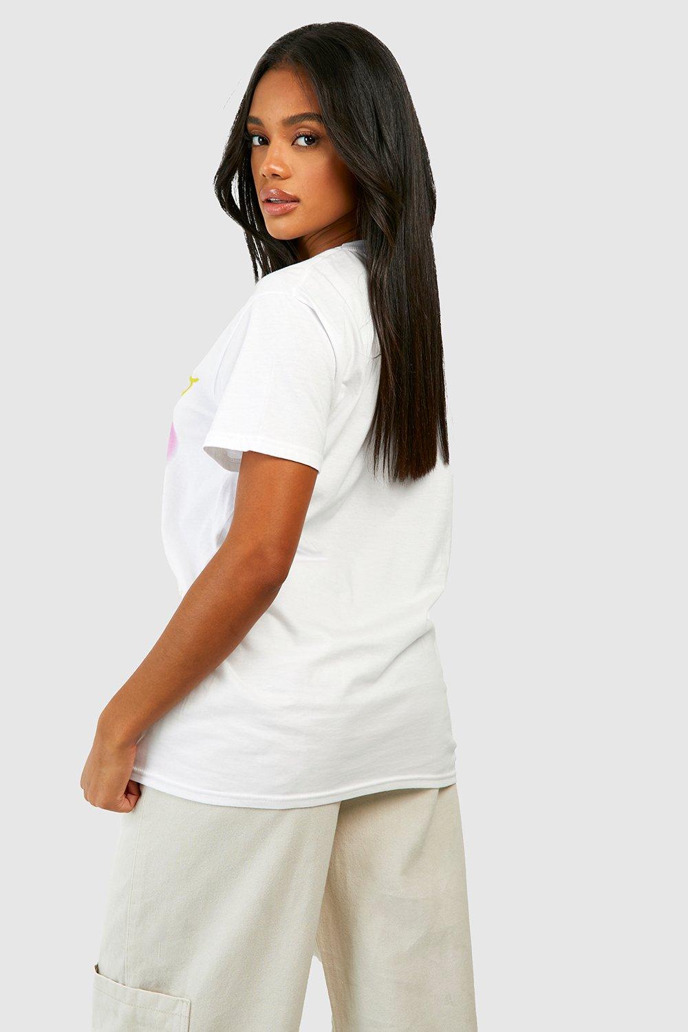 Sorrento Lemon Printed Oversized T-shirt | boohoo
