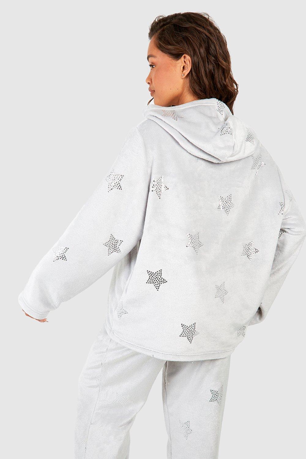 Fleece loungewear hoodie women's sale