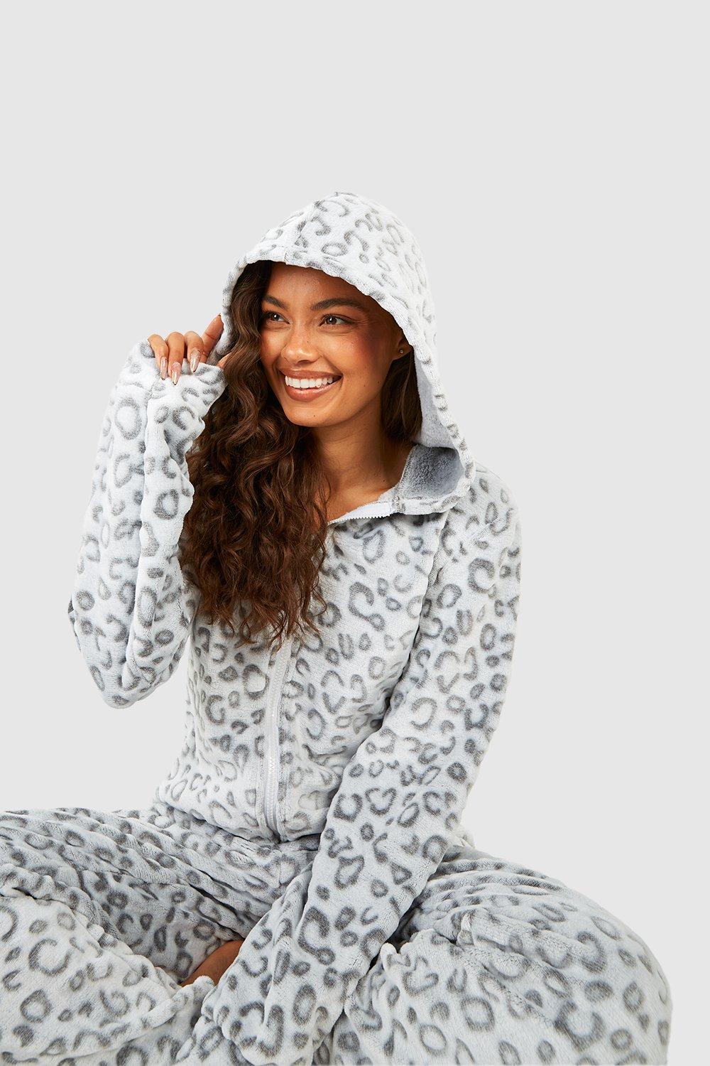 Leopard print onesie outlet women's