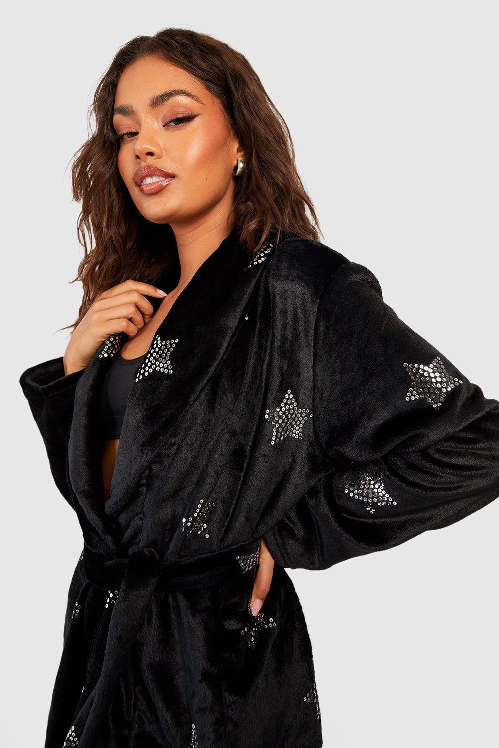 Short hot sale dressing gown