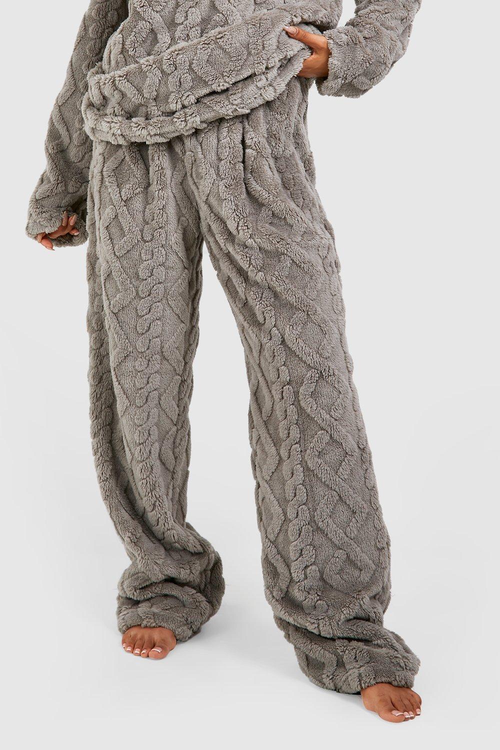 Knit wide leg lounge pants sale