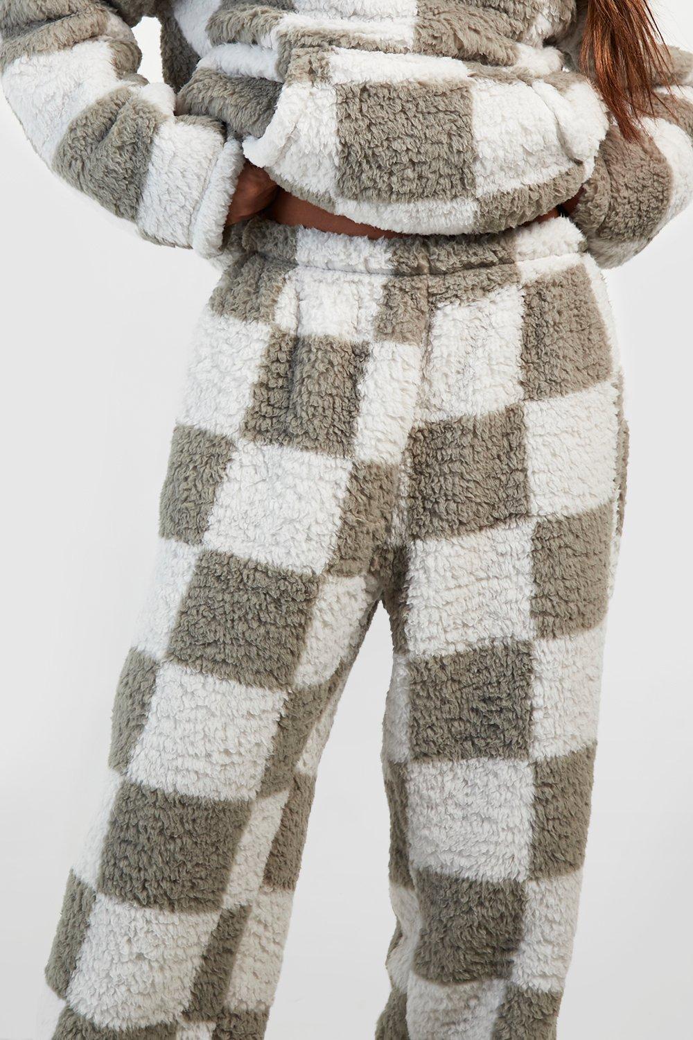 Melange Knitted Hoody And Jogger Two-Piece Set