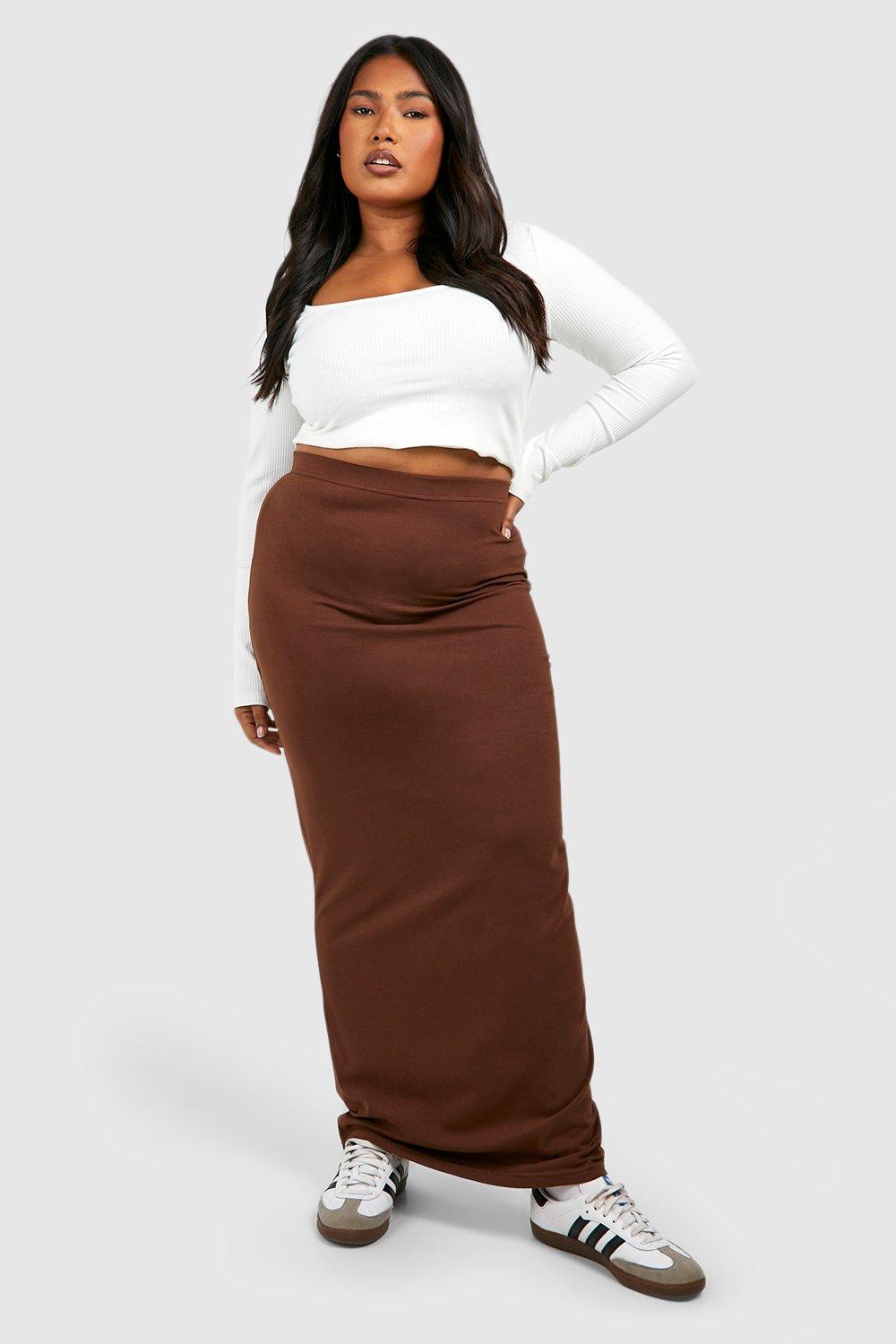 Plus size 2025 long cotton skirts