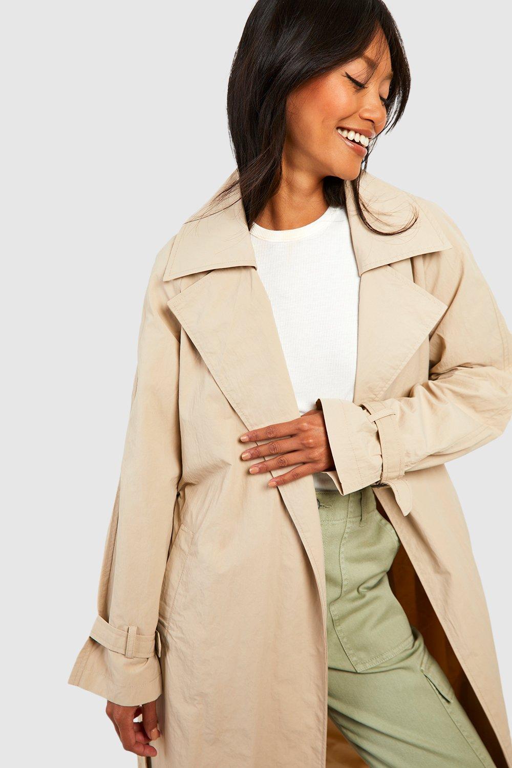 Boohoo sale trench coat