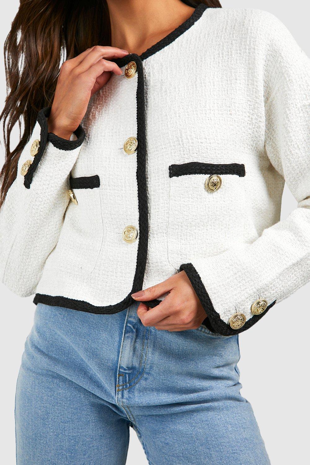 Boohoo sales tweed jacket