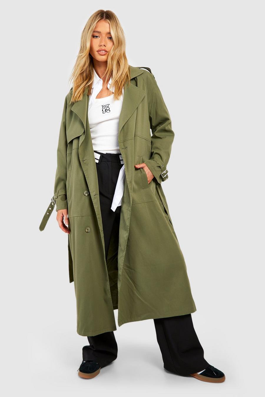 Oversized Belted Maxi Trench 