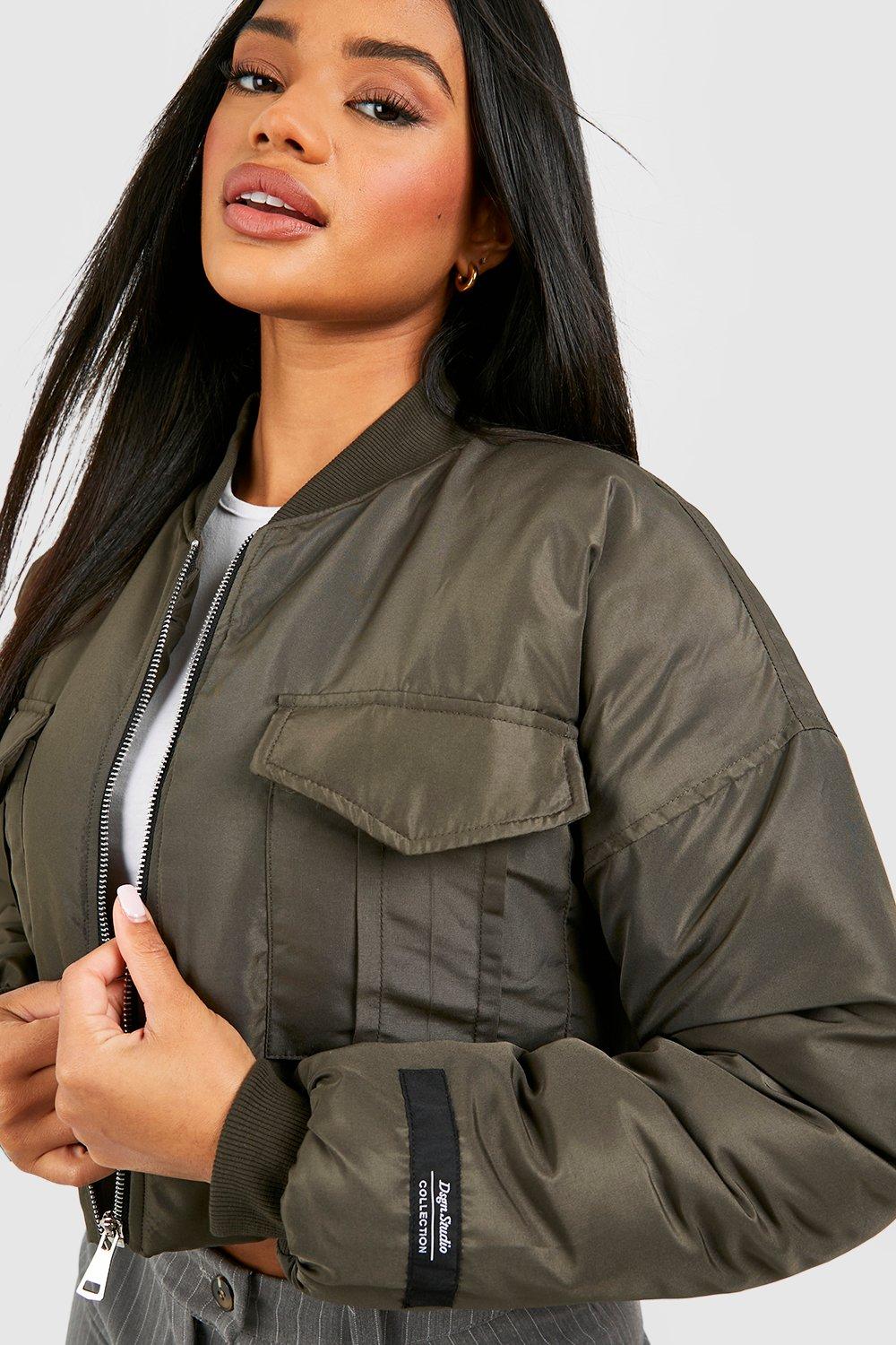 Cargo Pocket Bomber Jacket