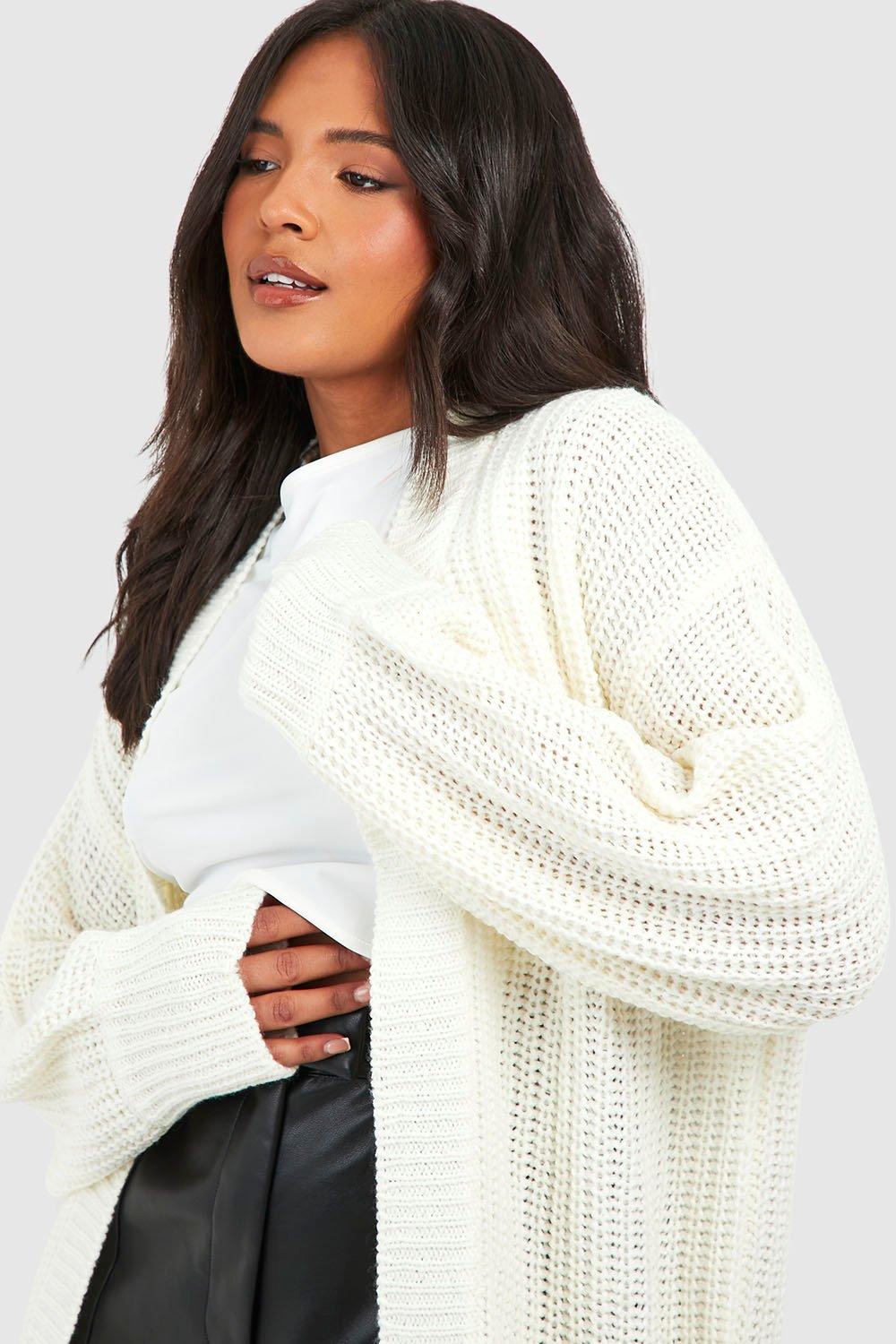 Boohoo white clearance cardigan