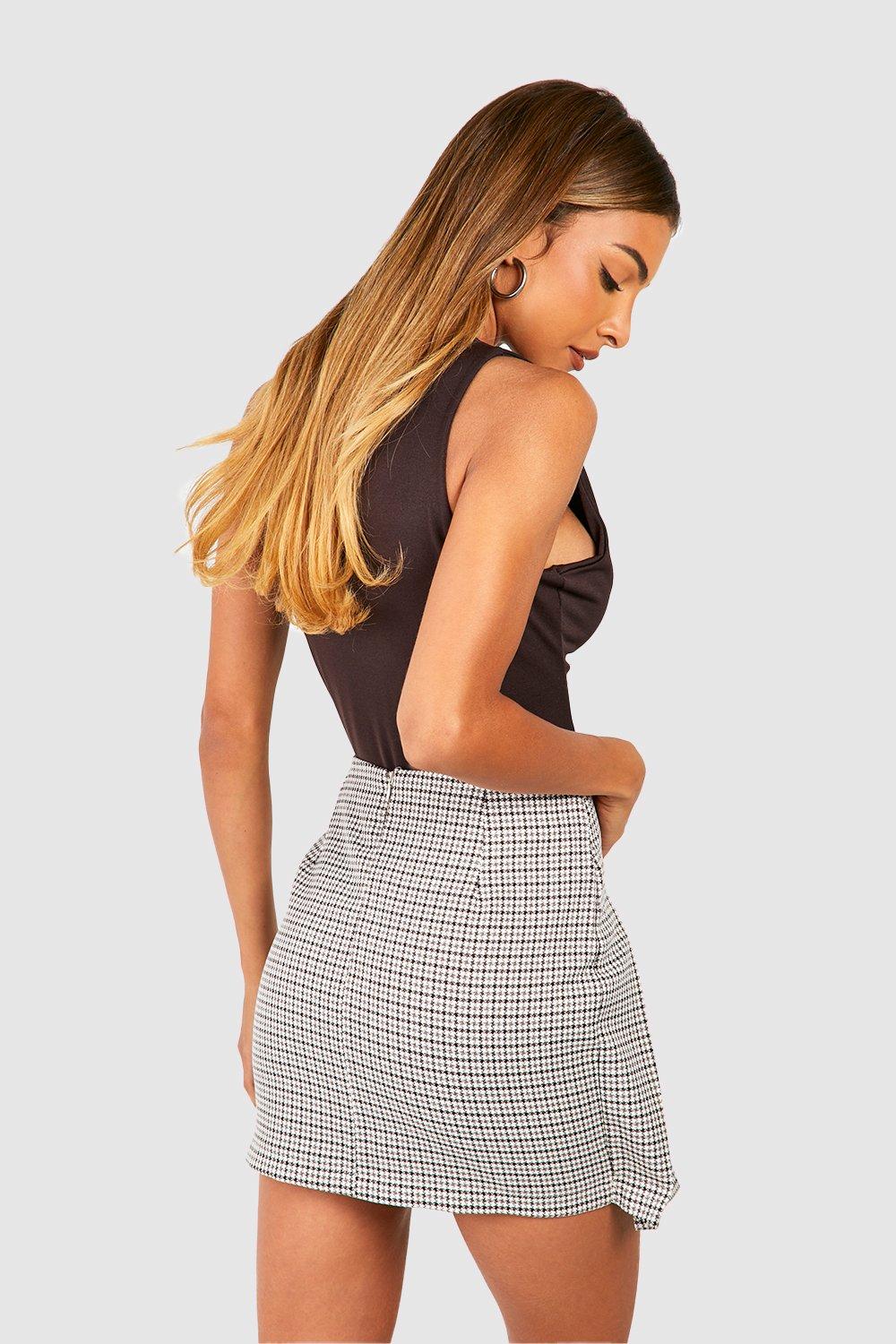 Mini pleated skirt outlet boohoo