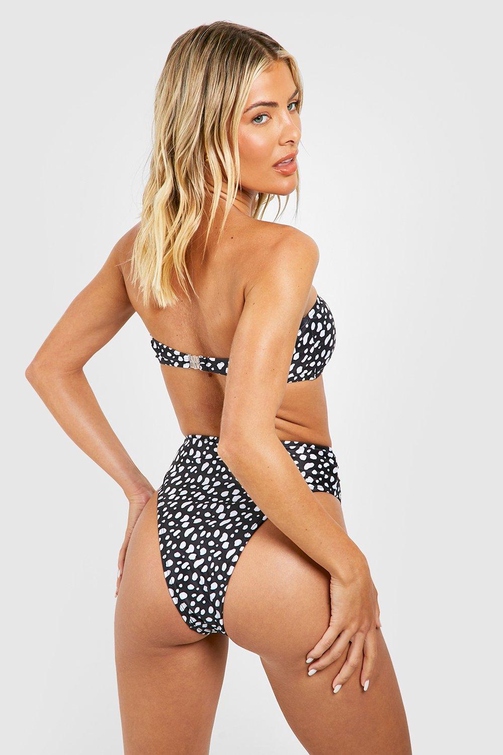 High waisted dalmatian hot sale bikini