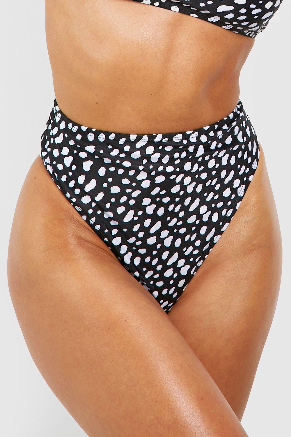 High waisted best sale dalmatian bikini